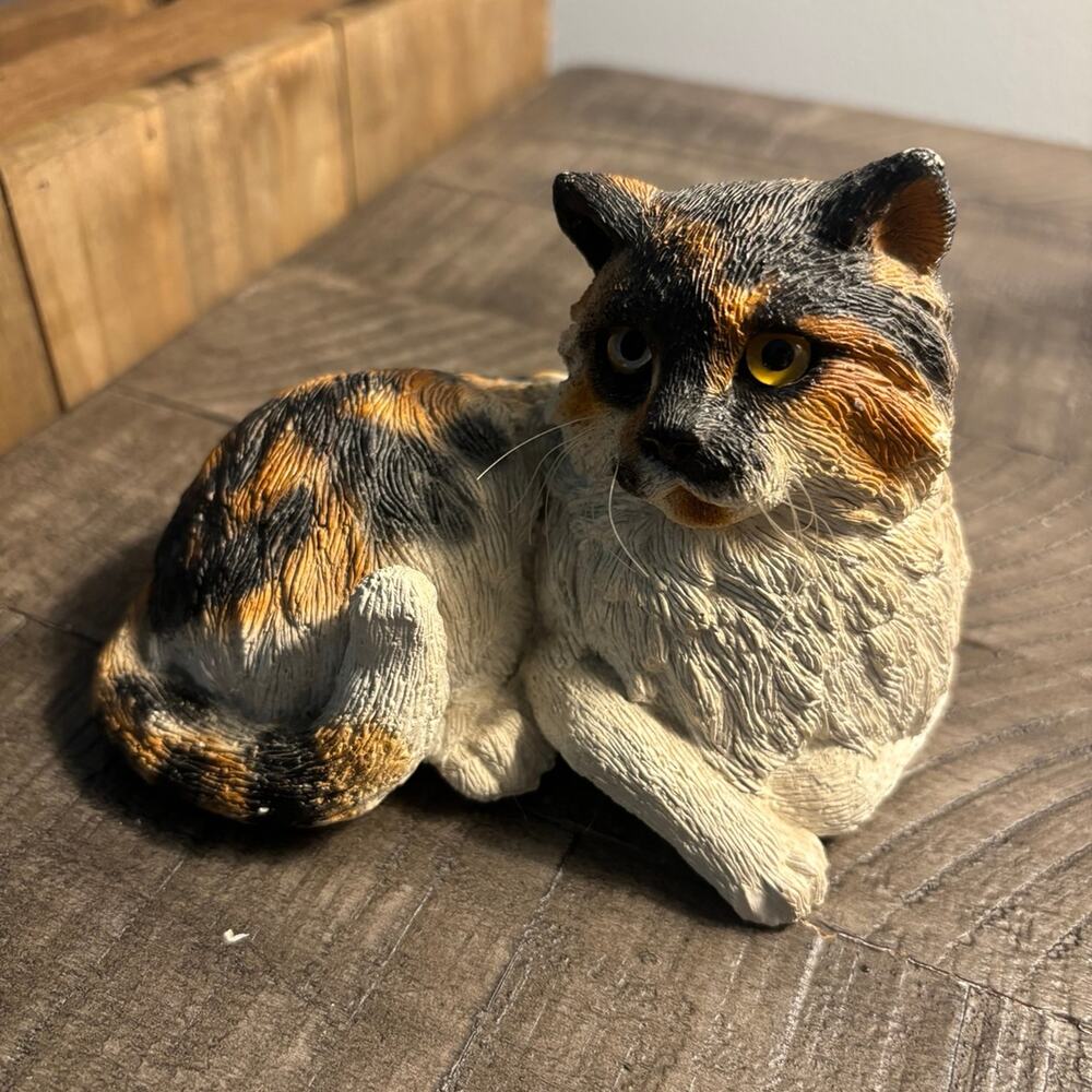 Vintage 1985 Martha Carey Whiskers Cat Figurine
